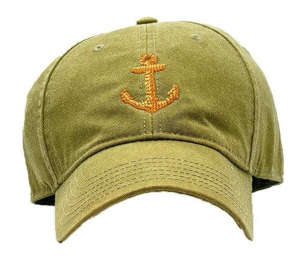Anchor Baseball Hat - Olive