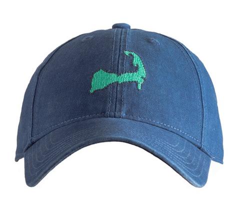 Cape Cod Baseball Hat - Navy/Turquoise Green