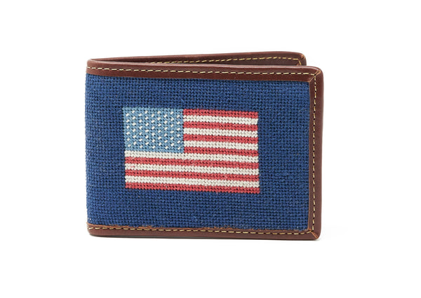 American Flag Wallet - Navy