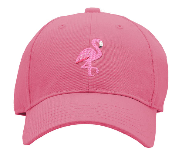 Kids Flamingo Baseball Hat - Bright Pink