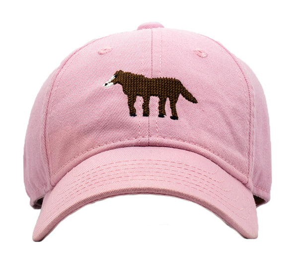 Kids Horse Baseball Hat - Light Pink