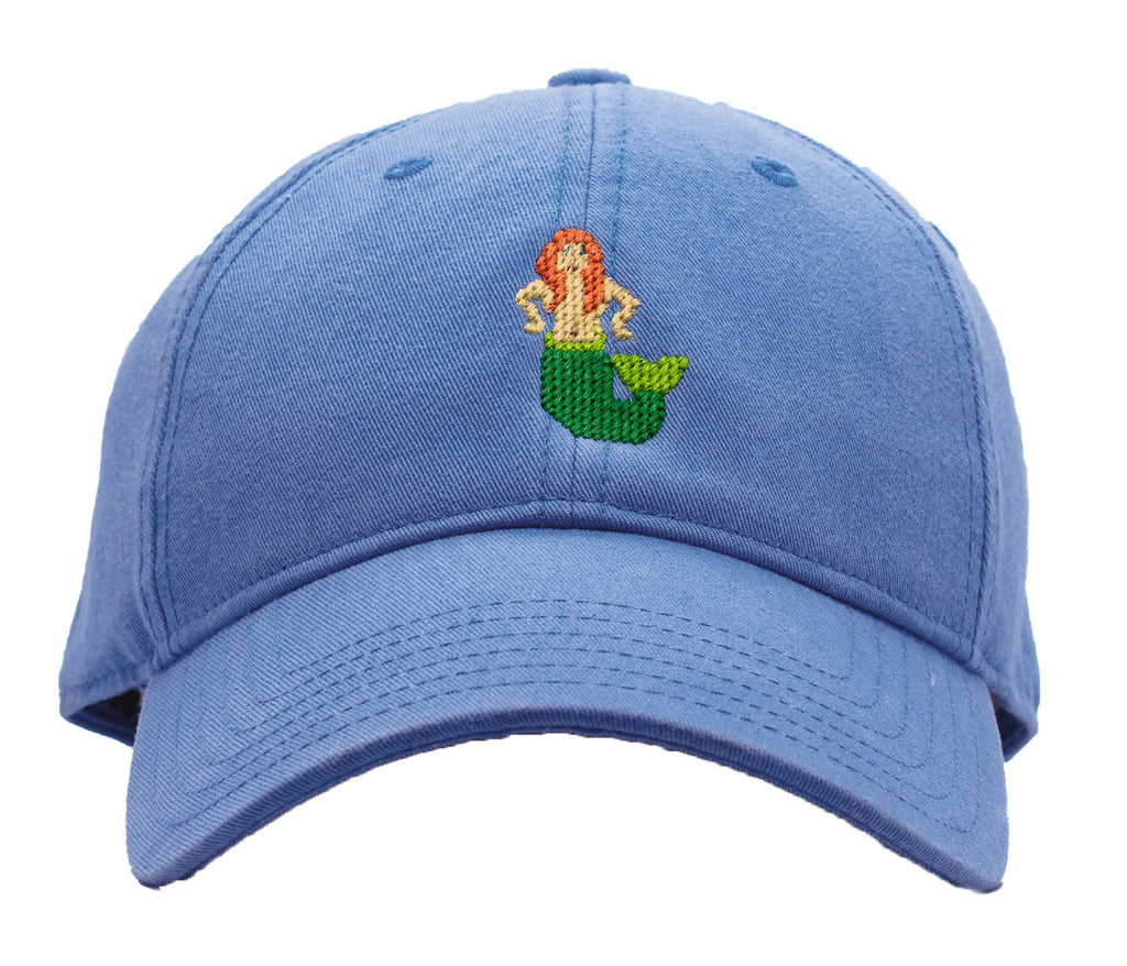 Mermaid Baseball Hat - Periwinkle Blue