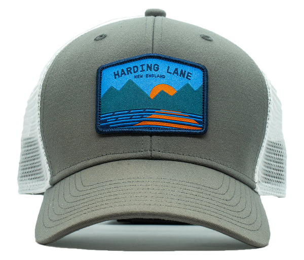 Mountains Trucker Hat - Recycled Dark Grey