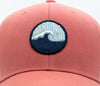 Wave Trucker Hat - Recycled New England Red