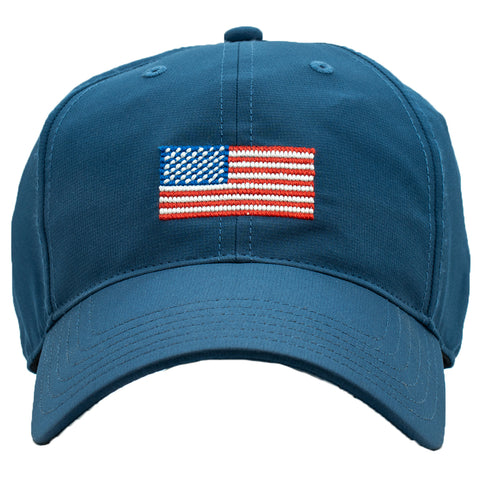 American Flag Performance Hat - Navy