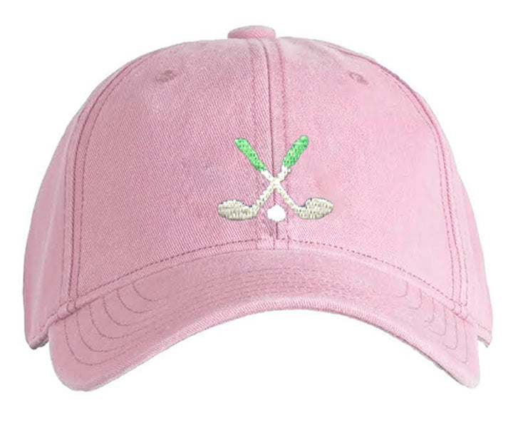 Kids Golf Clubs Baseball Hat - Light Pink