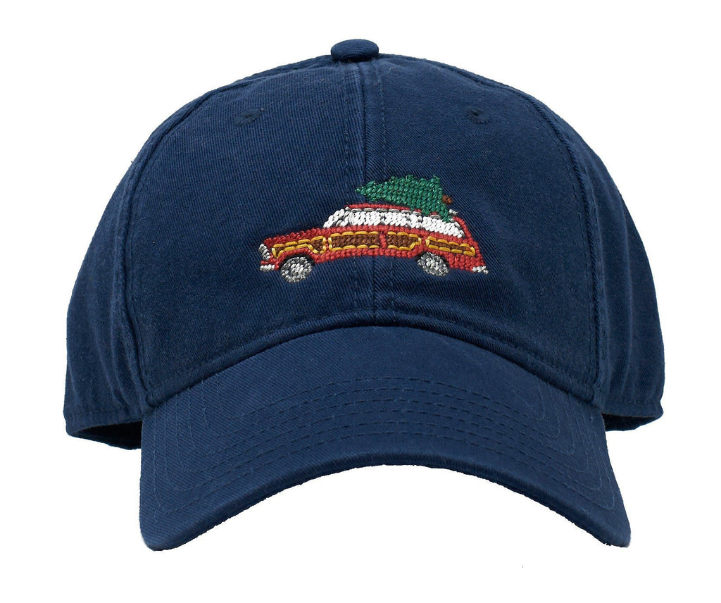 Holiday Red Wagoneer Baseball Hat - Navy