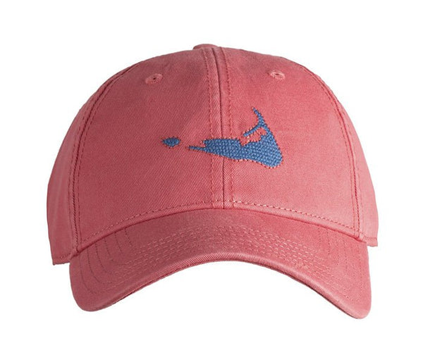 Nantucket on New England Red Needlepoint Hat – Harding-Lane