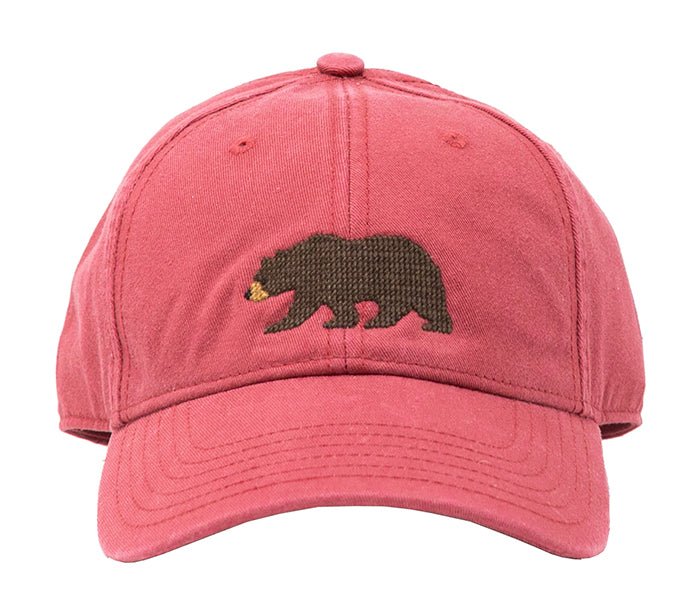 Bear Baseball Hat - Weathered Red
