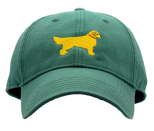 Golden Retriever Baseball Hat - Moss Green