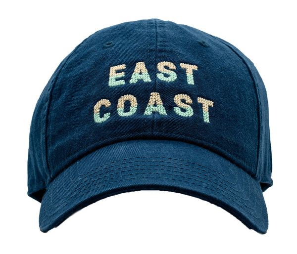 East Coast Baseball Hat - Navy/Turquoise ~ Sand