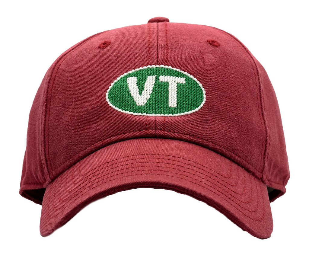 VT Oval Baseball Hat - Weathered Red