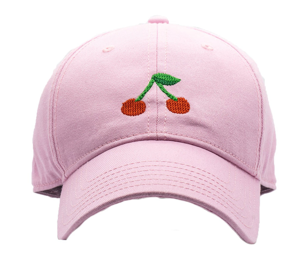 Cherries Baseball Hat - Light Pink