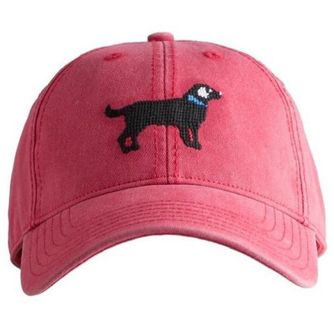 Black Lab Baseball Hat - Weathered Red
