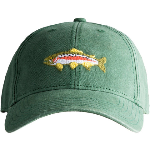 Trout Baseball Hat - Moss Green