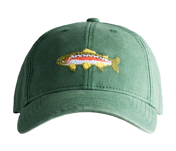 Trout Baseball Hat - Moss Green