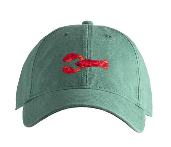 Kids Lobster Baseball Hat - Moss Green