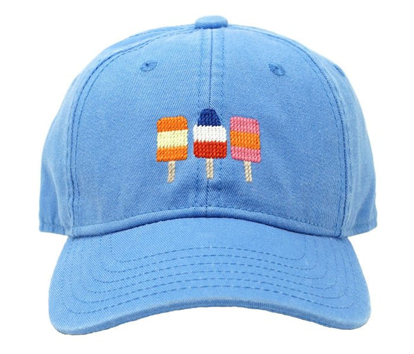 Popsicles on Light Blue Needlepoint Hat for Kids – Harding