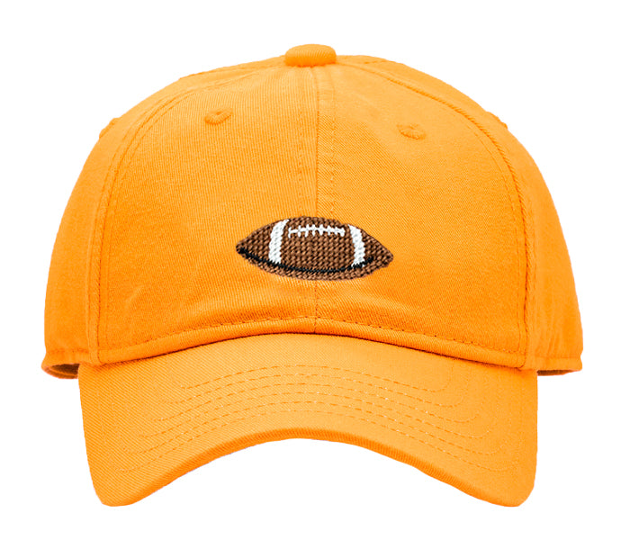 Kids Football Baseball Hat - Light Orange