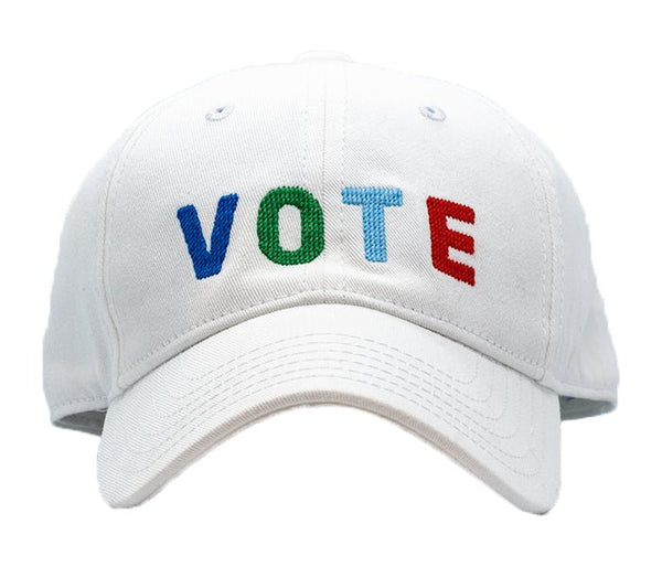 Kids VOTE Baseball Hat - White