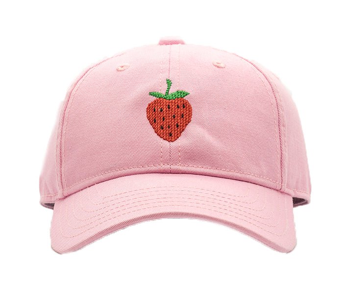 Kids Strawberry Baseball Hat - Light Pink – Harding Lane