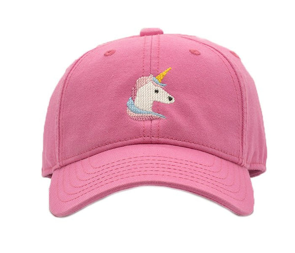 Kids Unicorn Baseball Hat - Bright Pink