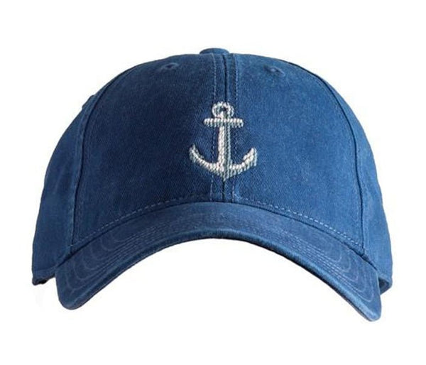 Kids Anchor Baseball Hat - Navy