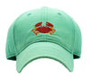 Kids Crab Baseball Hat - Keys Green