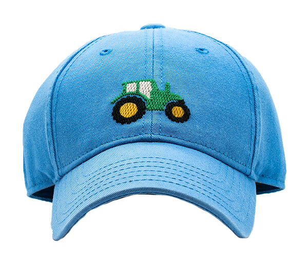 Kids Tractor Baseball Hat - Light  Blue