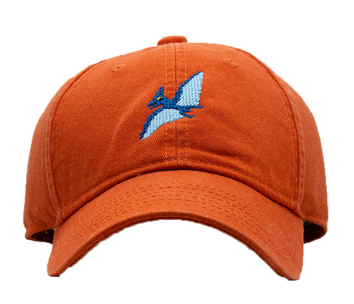 Kids Pterodactyl Baseball Hat - Persimmon