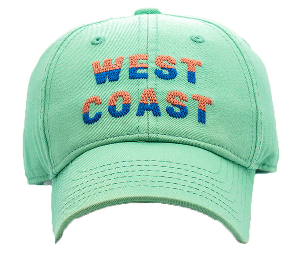 Kids West Coast Baseball Hat - Keys Green – Harding Lane