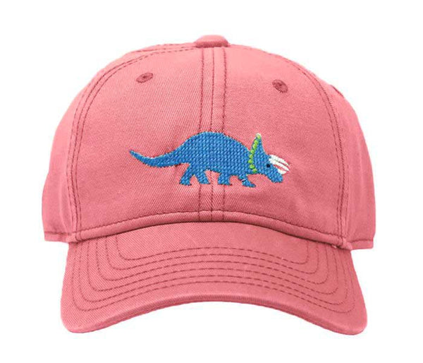 Kids Triceratops Baseball Hat - New England Red