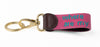 Where are my F-ing Keys Key Fob - Bright Pink/Turquoise