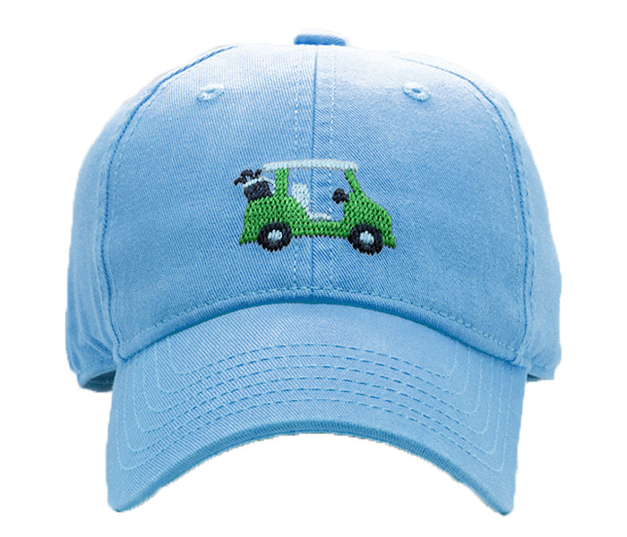 Kids Golf Cart Baseball Hat - Light Blue