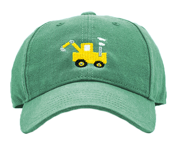 Kids Excavator Baseball Hat - Mint