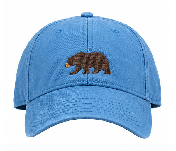Bear Baseball Hat - Light Blue