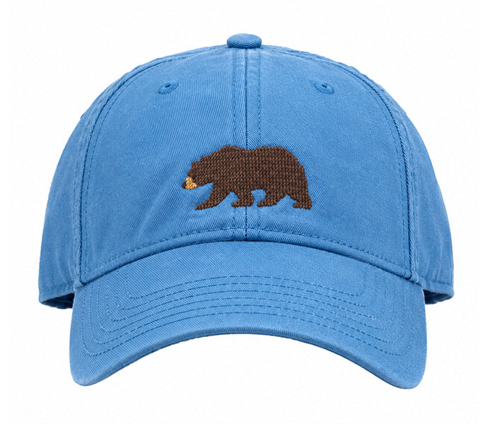 Bear Baseball Hat - Light Blue