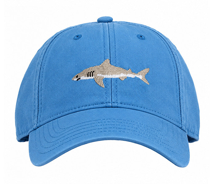 Great White Shark Baseball Hat - Light Blue