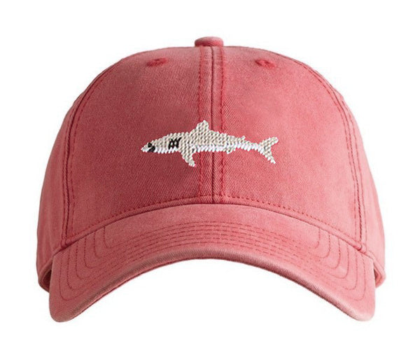 Kids Great White Shark Baseball Hat - New England Red