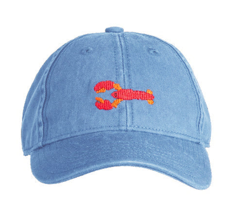 Kids Lobster Baseball Hat - Light Blue
