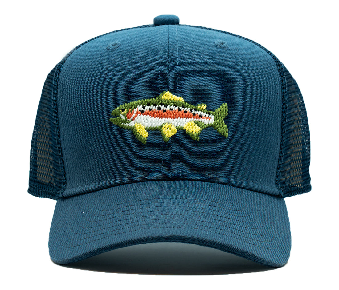 USA製 rainbow trout 両面プリント　ロンT XL モックネック USA製 rainbow trout 両面プリントロンT XL モックネック