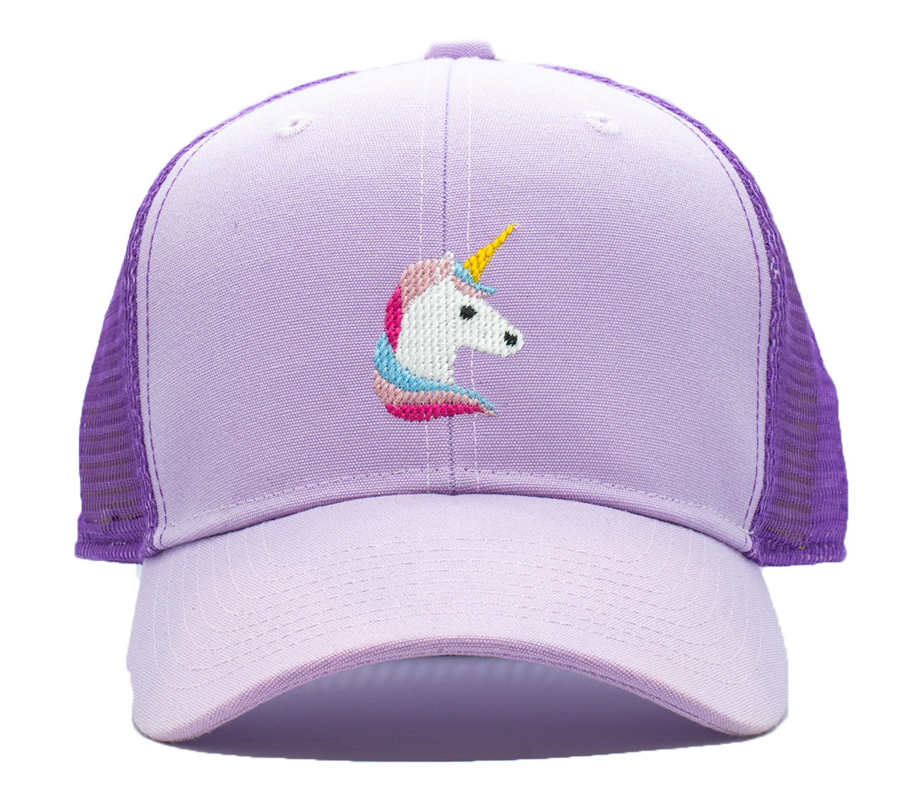 Harding Lane Kids Rainbow Trucker Hat-Light Pink main image 0