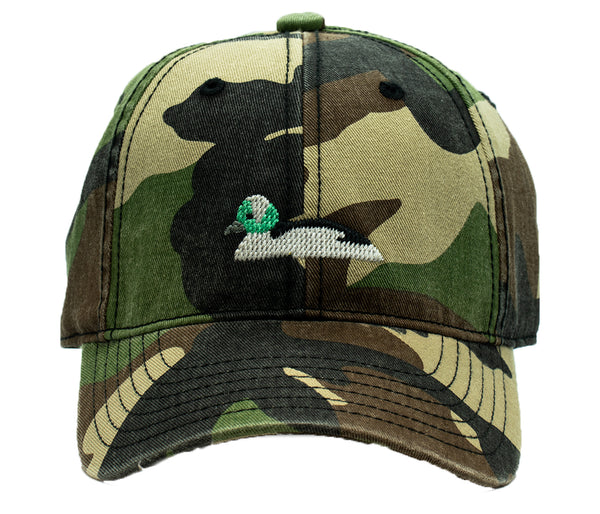 Kids Bufflehead Duck Baseball Hat - Camo