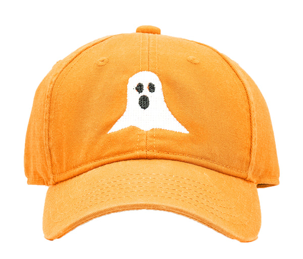 Kids Ghost Baseball Hat - Light Orange