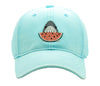 Kids Summer Shark Baseball Hat - Aqua