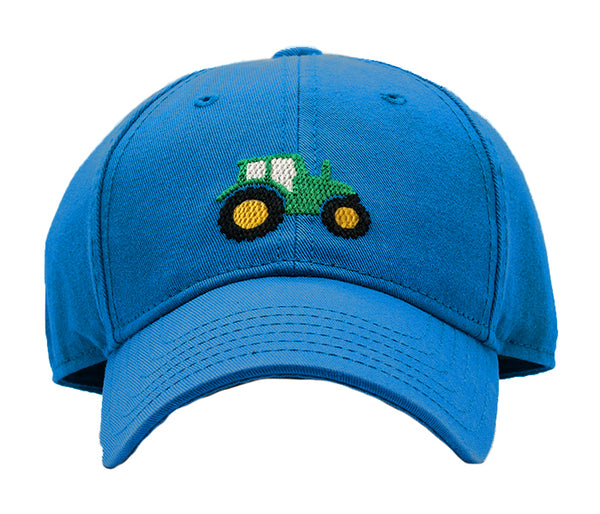 Kids Tractor Baseball Hat - Cobalt Blue