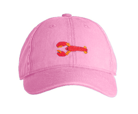 Lobster Baseball Hat - Light pink