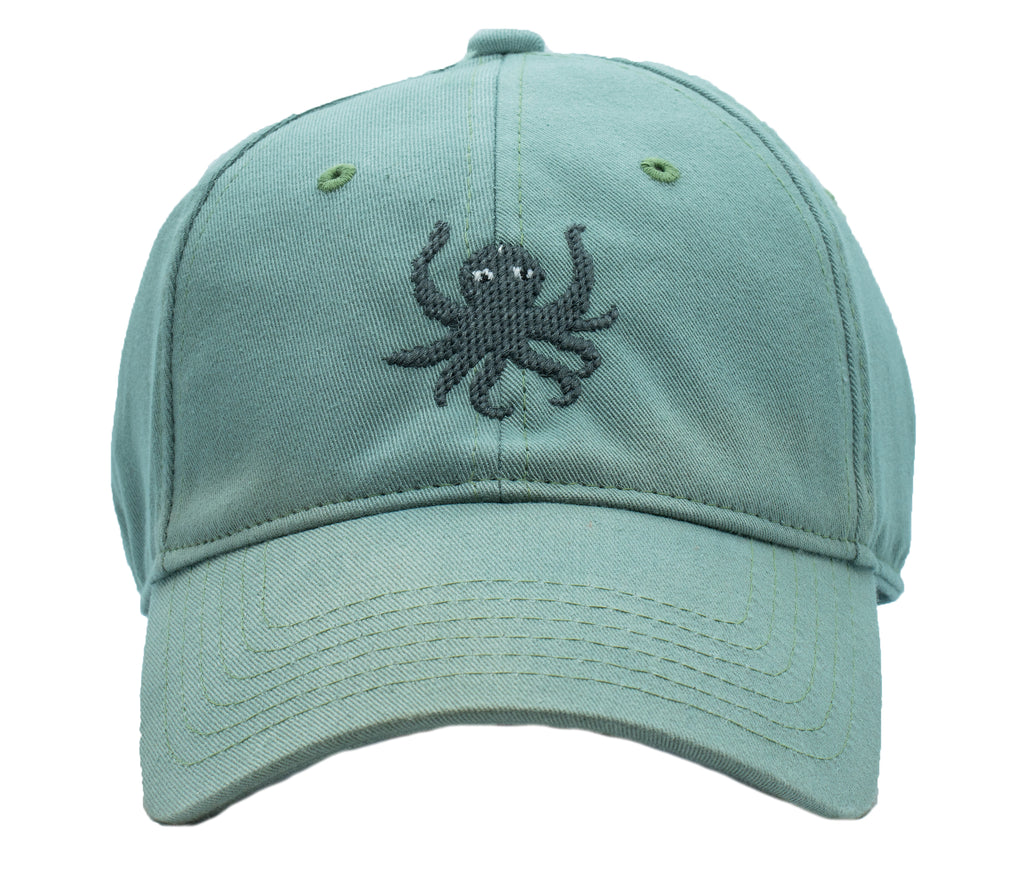 Harding Octopus – Teal Baseball Lane Hat Faded -
