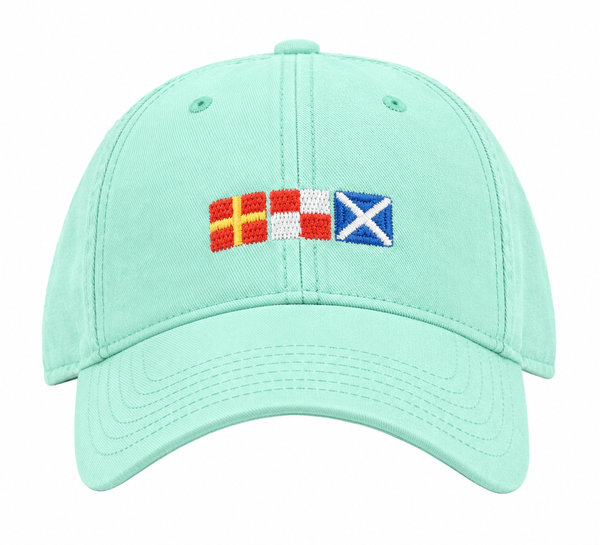 RUM Signal Flags Baseball Hat - Mint green