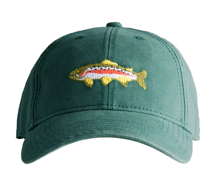 Trout Baseball Hat - Tee Green